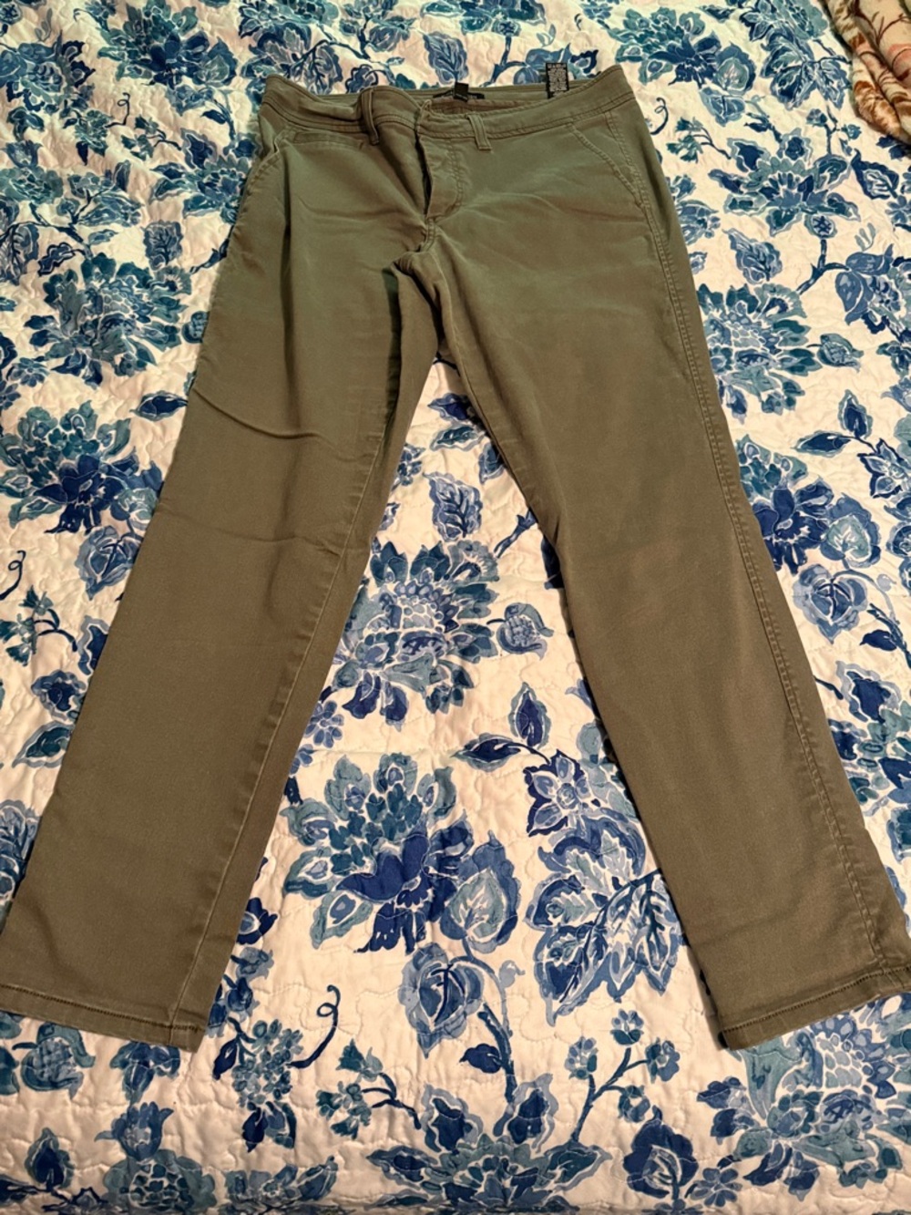 41 Hawthorne size 12 Olive Green Straight-Leg Pants